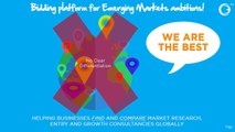 World's first B2B Marketplace for Market Research & Entry Strategy firms across Emerging Markets!