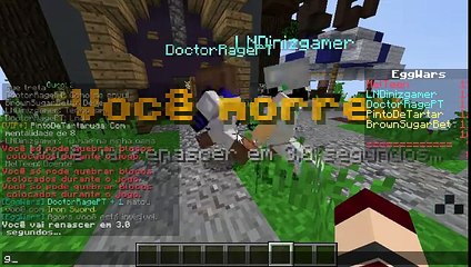 Denuncia De Hack no Minecraft Games/Egg-Wars