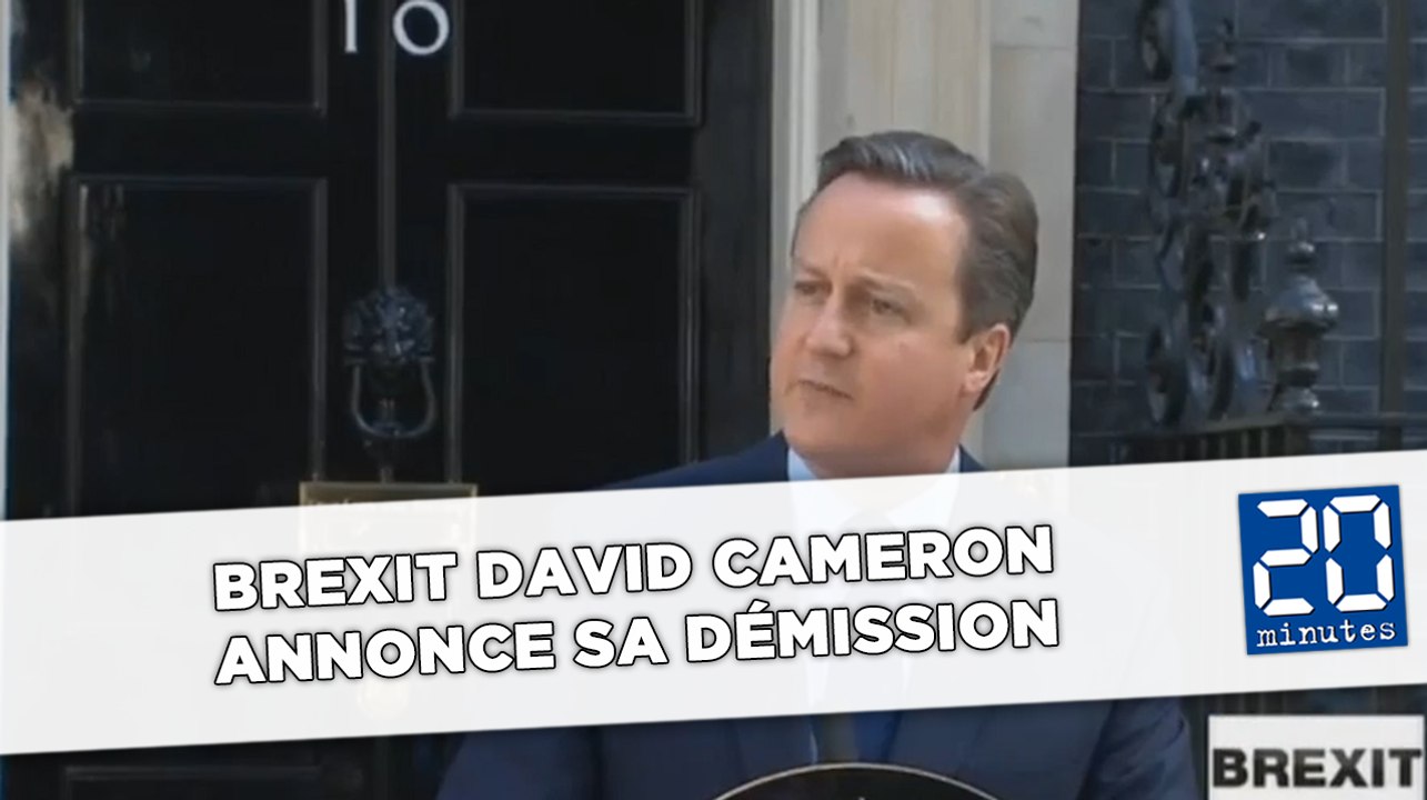 Brexit : David Cameron annonce sa démission