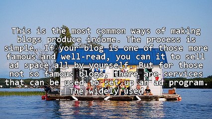 Blog your way to profits