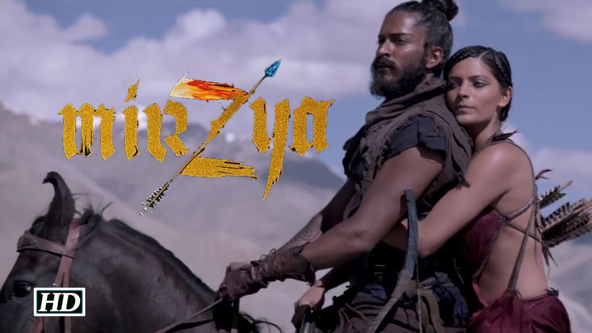 Watch Harshvardhan Saiyami intense love in Mirzya Mirzya Trailer - video  Dailymotion
