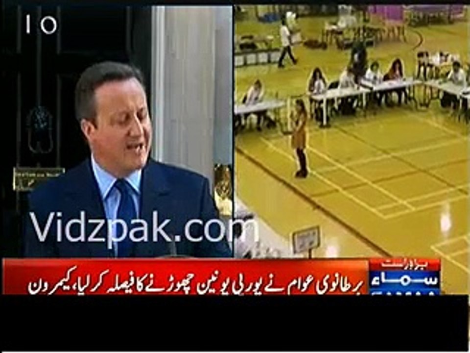 UK Prime Minister David Cameron Annouce Resign as a Prime Minister