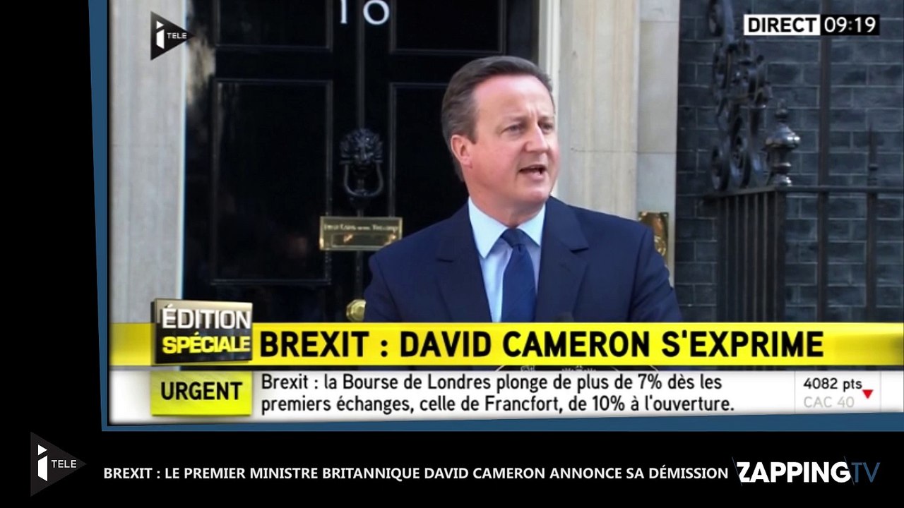Brexit : Le premier Ministre britannique David...