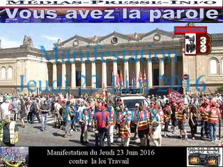 Télévision-Bordeaux-33 France Média Interview Annie valléjo Manif du Jeudi 23 Juin 2016