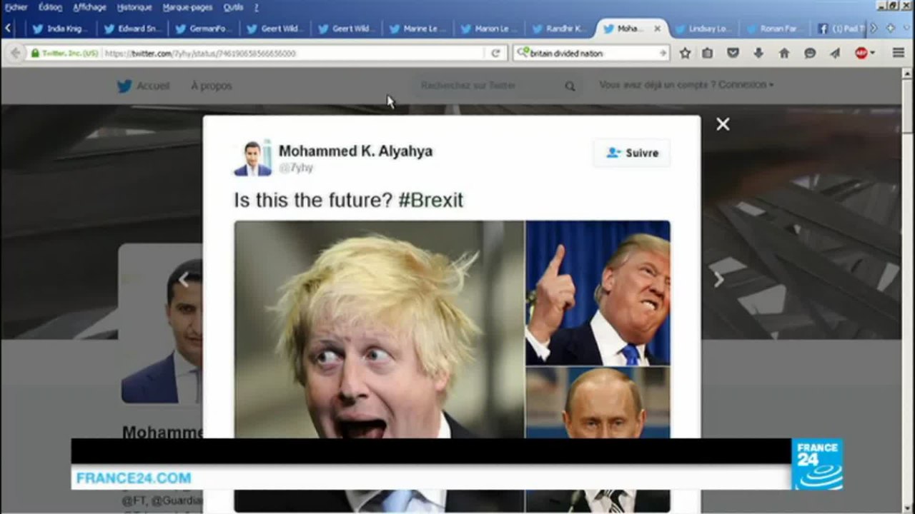 Brexit vote: "See EU later," "Be afraid", the press reacts to UK leaving the EU