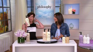 philosophy super-size shear splendor shampoo and conditioner duo on QVC