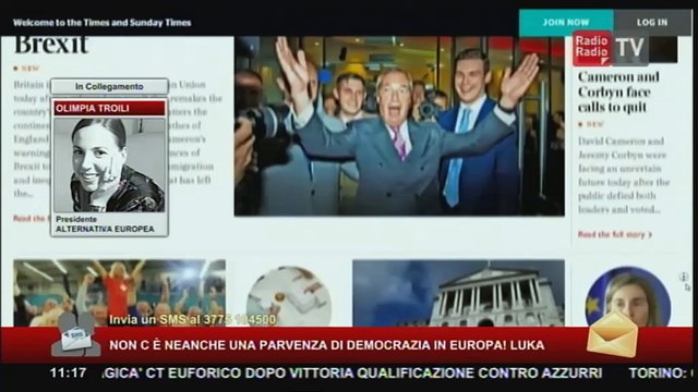 Un Giorno Speciale - Olimpia Troili (Presidente Alternativa Europea) - 24 giugno 2016