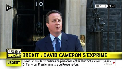 Brexit : David Cameron va démissionner