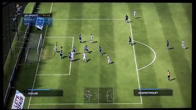 Ligue 1 Orange 2009/2010 première journée : Bordeaux - Lens (Fifa 09 / Xbox 360)