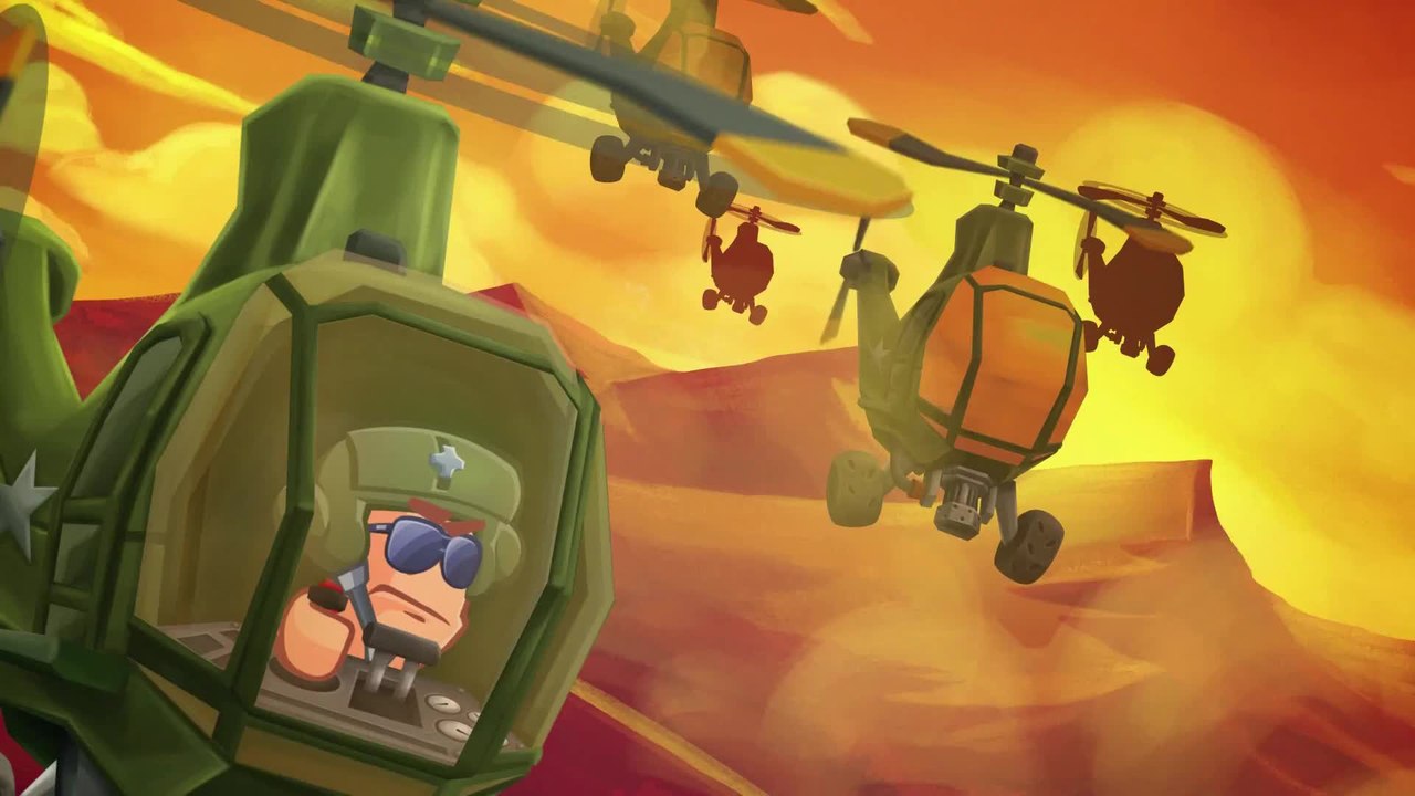 Worms W.M.D - Get to the choppa! Animation (2016)