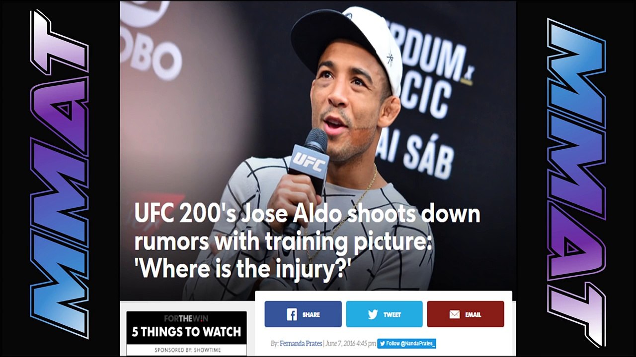 Nates BACKSTAGE BRAWL w GUIDA UFC199;Kimbos SHOCKING NEWS before passing;Aldos INJURY RUMOR,M