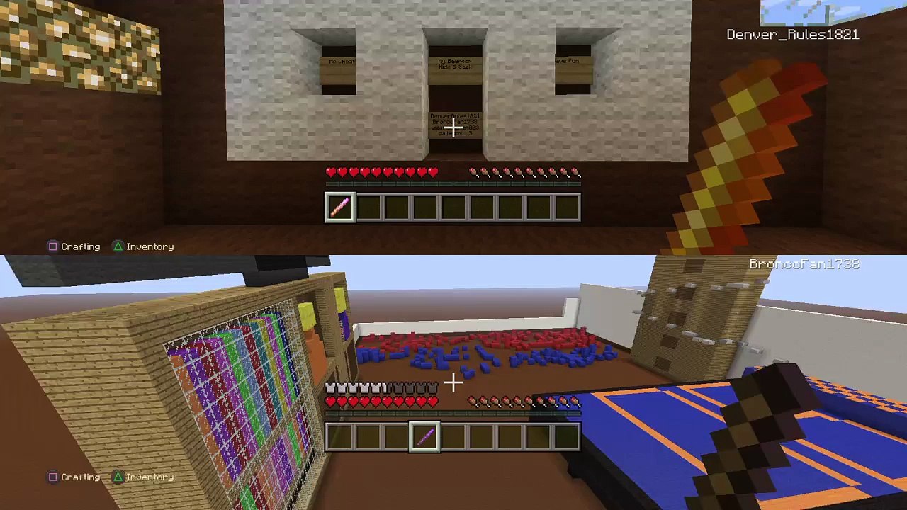 Minecraft: PlayStation®4 Edition Part 2  LIONMAKER SHOUTOUT!!