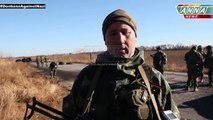 Луганск  Бахмутка  Уничтоженная колонна украинской техники 28 10 2014