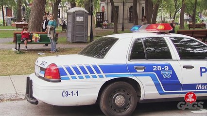 Kid Messing With Police Car