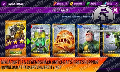 Ninja Turtles: Legends Cheats (Free Shopping Mod)