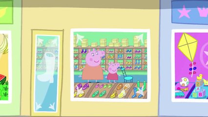 Peppa Pig Cartoon ||   Peppa s New Shoes clip