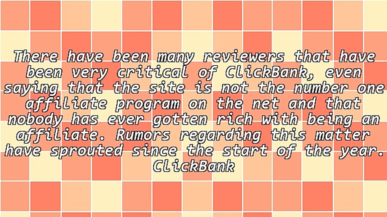"The Rumors Of My Death Have Been Greatly Exaggerated" - ClickBank Rumors Uncovered