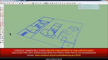 Curso SketchUp Básico Gratuito 14/40: Modelagem volumétrica do pavimento térreo