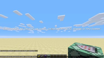 Tutorial - Jetpacks with six commands! - Minecraft ITA