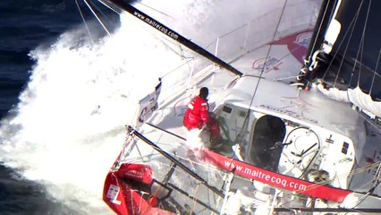 Entraînement de Maitre CoQ en large de Belle île en Mer