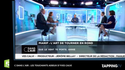 C dans l'air : Les touchants adieux d'Yves Calvi (Vidéo)