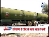 Train brings water for railway passengers in Delhi