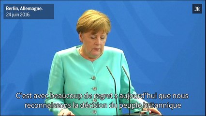Angela Merke veut que l'Europe se donne le temps de la réflexion