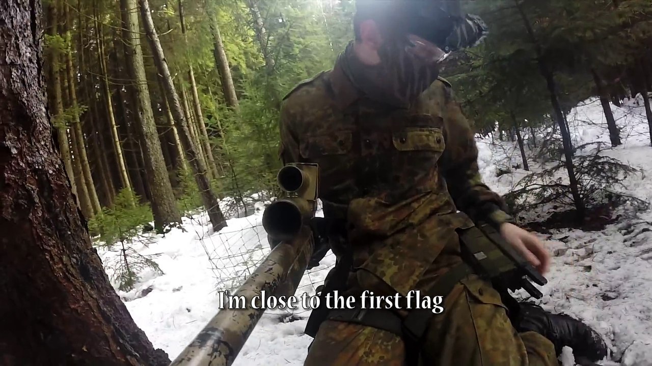 Airsoft Sniper Gameplay - Scope Cam - Snow Battlefield