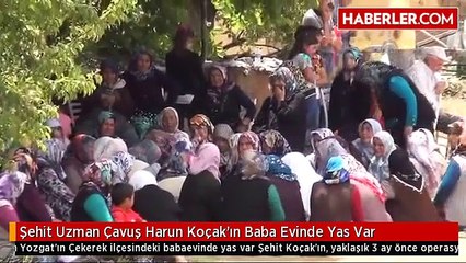 Şehit Uzman Çavuş Harun Koçak'ın Baba Evinde Yas Var