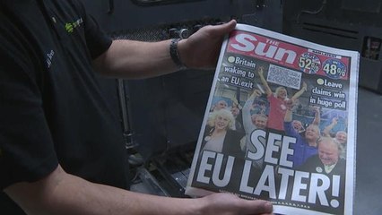 Brexit : une matinée historique pour le Royaume-Uni - Le 24/06/2016 à 15:37