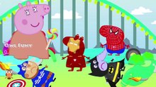 Spiderman Vs Venom Vs Batman Vs The Joker Peppa Pig Dinosaur Shootgun Guns Compilation Mov