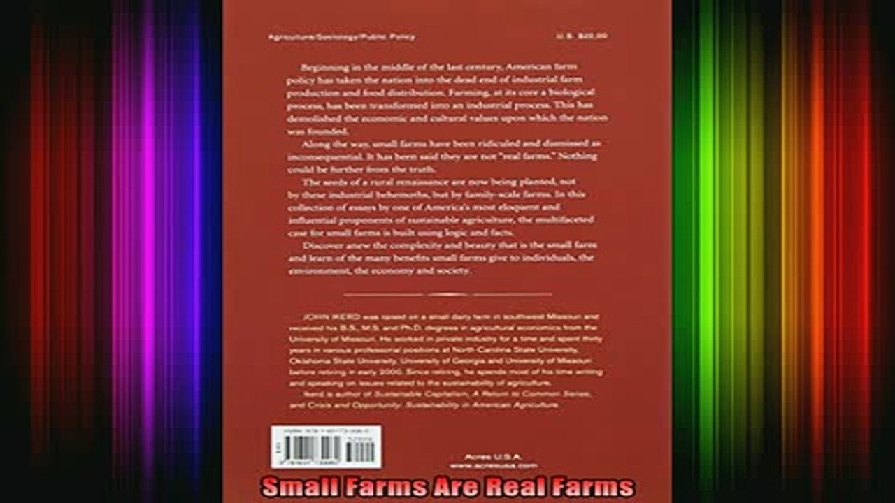 READ book  Small Farms Are Real Farms Full Free