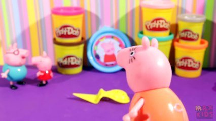 Video herunterladen: Aniversário Surpresa da Peppa Pig no Castelo de Play-Doh com Suzy!!! Novelinha em Português Max Kids