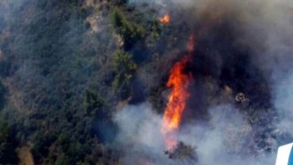 Kumluca'da Yerleşim Yerleri İçinde Orman Yangını