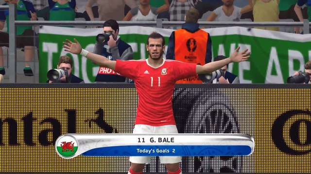 WALES-NORTH IRELAND/EURO2016/PES 16/PC FULLHD/HIHGLIGHTS/ GOALS