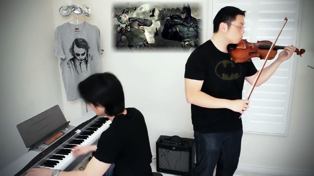 BATMAN: ARKHAM CITY - Main Theme (Violin & Piano Duet) ft. HarbingerDOOM