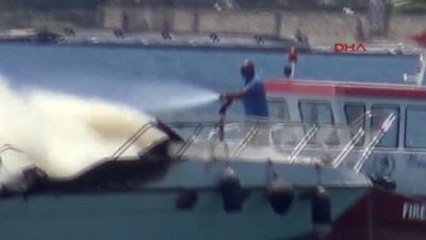 Bodrum İşadamı Yamaner'in Yatı Alev Alev Yandı 2