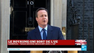 Brexit : Le premier ministre David Cameron a annoncé sa prochaine démission