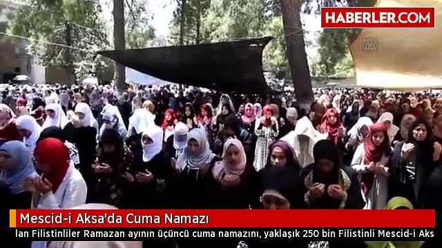 Mescid-i Aksa'da Cuma Namazı