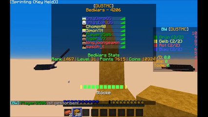 Minecraft Bedwars #03 | 4er Rush mit Chompi