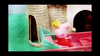 Peppa Pig Princess Castle SHOPKINS George Pig Cinderella Zoe Zebra Play-Doh Mutti Pig DisneyCarToys