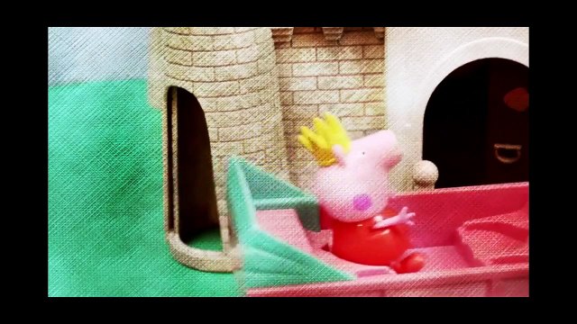 Peppa Pig Princess Castle SHOPKINS George Pig Cinderella Zoe Zebra Play-Doh Mutti Pig DisneyCarToys