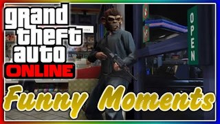 GTA 5 Online: Funny Moments #4 - Robbing Stores... (GTA 5 Funny Moments)