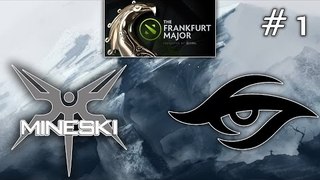 Frankurt Major Mineski vs Secret Game 1 Highlights!