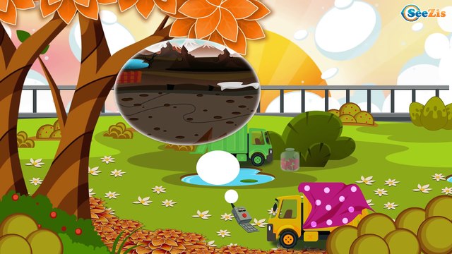 МУЛЬТИКИ про машинки. Мусоровоз Уборкин - Планета Автобусов. Мультфильмы для детей