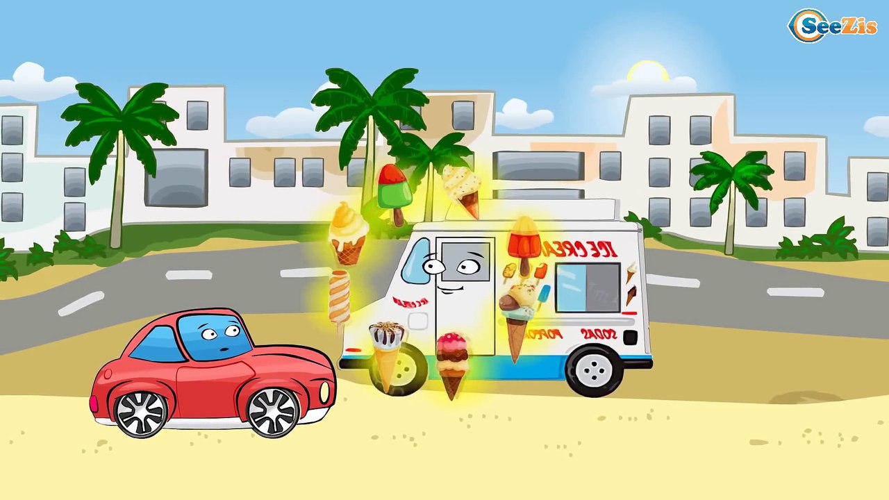 Akıllı arabalar - Kamyon ve Vinç - İş makineleri çizgi film - eğitici çizgi filmleri - Türkçe izle