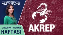 AKREP burcu haftalık yorumu 27 Haziran - 03 Temmuz 2016