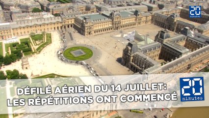 14 juillet: Top départ de la préparation du défilé aérien sur les Champs-Elysées