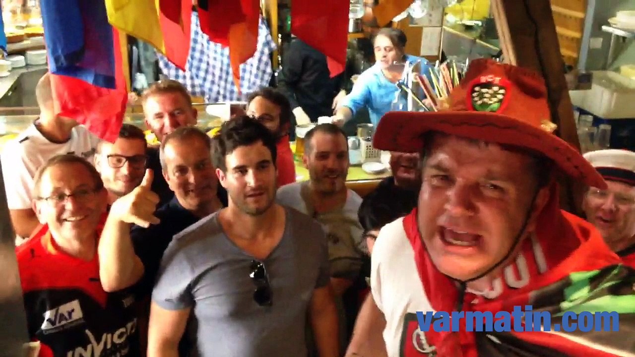RCT-Racing: Des Ramblas au stade, les Pilou Pilou de Barcelone