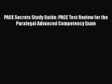 Read PACE Secrets Study Guide: PACE Test Review for the Paralegal Advanced Competency Exam